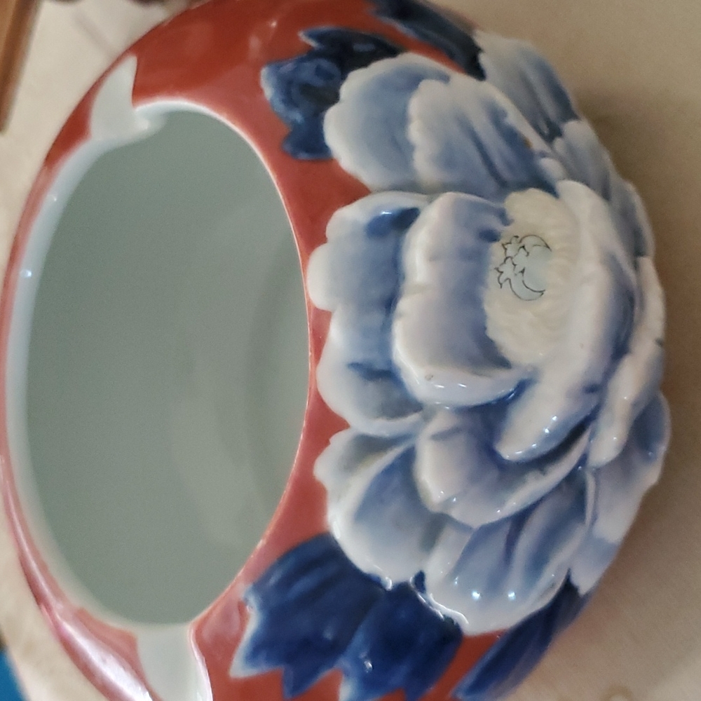 VINTAGE LATE 20TH CENTURY CHINISERIE CIGAR ASHTRAY CATCH ALL.